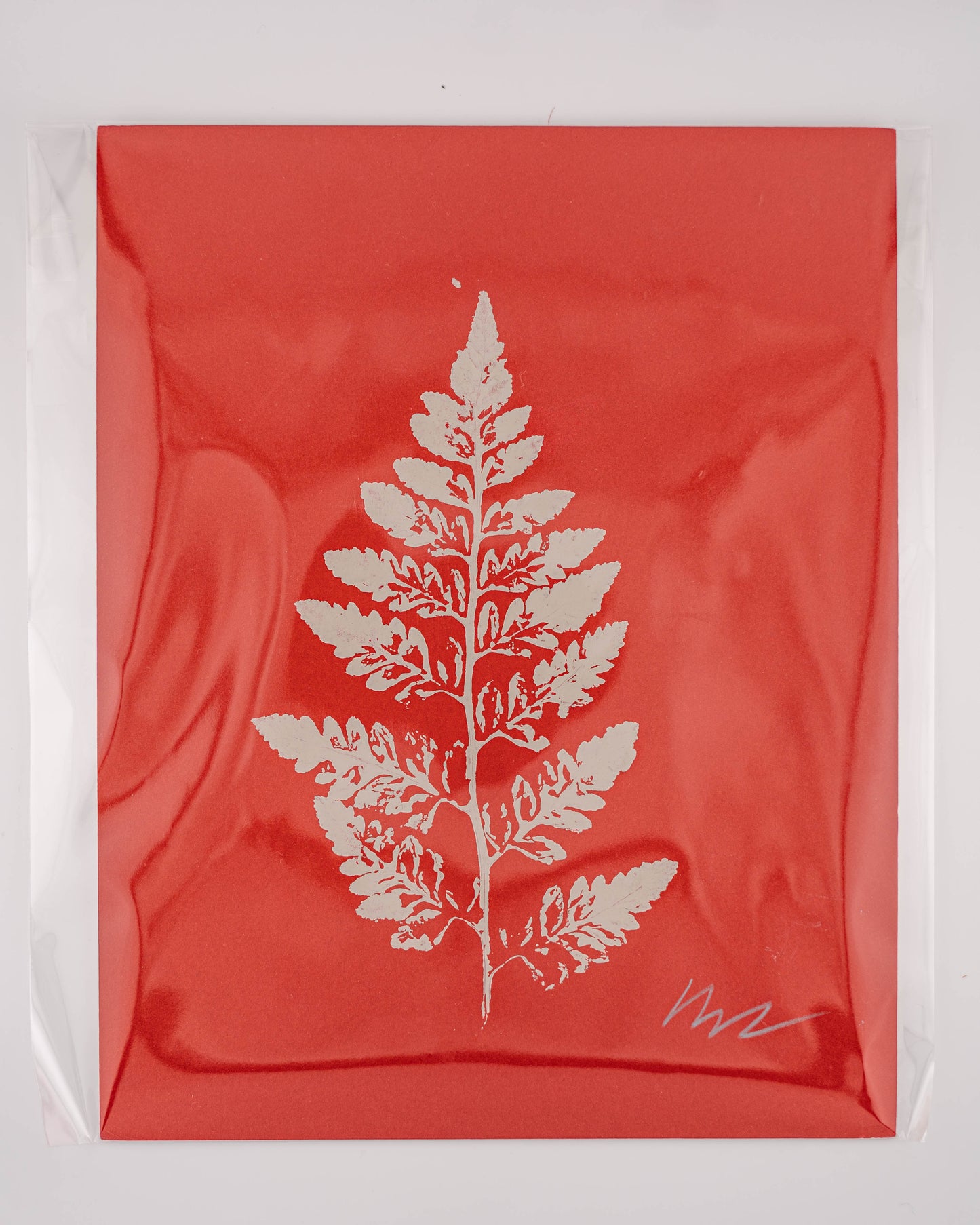 Monochromatic Botanical Painting- Red