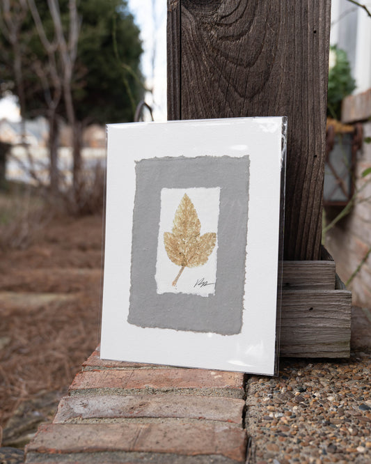 Hand Hammered Leaf